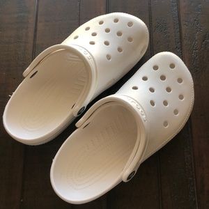 White Crocs